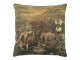 Povlak na polštář Aix se zvířecím vzorem v zemitých tónech – 50*50 cm Chic Antique