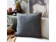 Granitový povlak na polštář Aix s texturovaným povrchem a výrazným lemem – 50*50 cm Chic Antique