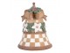 Vánoční dekorace zvonek s LED osvětlením Clayre & Eef – Ø 28*35 cm / 3*AA cm Clayre & Eef