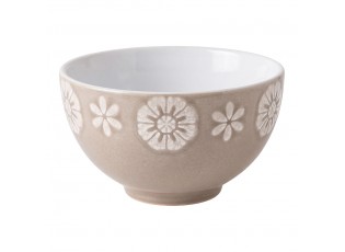 Keramická bílá miska Clayre & Eef Ø 11 cm, 300 ml – Ø 11*7 cm / 300 ml cm