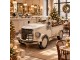 Veliký dekorativní model béžové kovové retro auto Pick-up truck – 246*104*112 cm Clayre & Eef