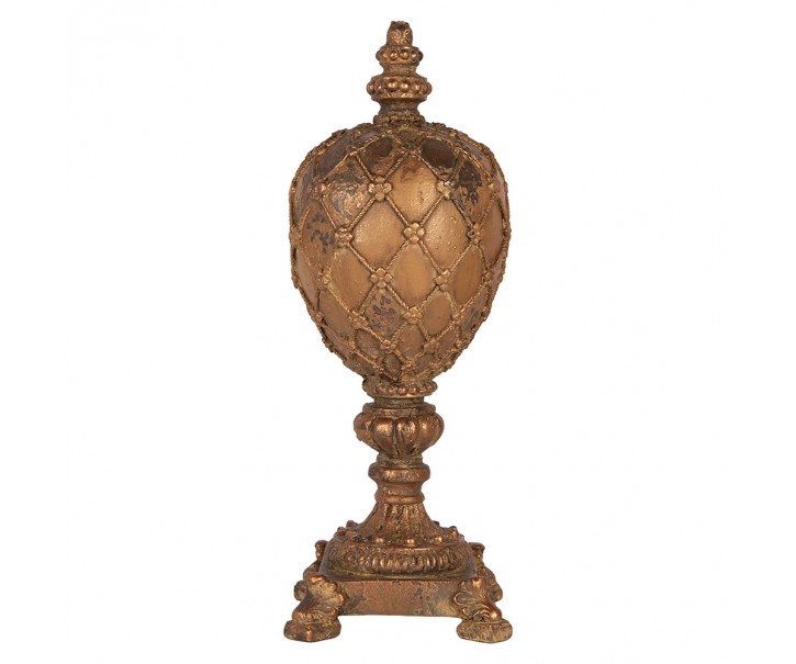 Bronzová antik dekorativní keramická figurka Clayre & Eef – Ø 17*45 cm Clayre & Eef