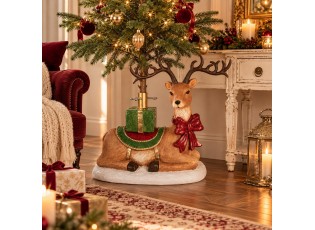 Stojan na vánoční stromek jelen Deer Clayre & Eef – 48*26*52 cm
