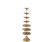 Zlatý kovový svícen ve tvaru stromku Tree Flower L – 22*22*79,5 cm J-Line by Jolipa