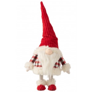 Plyšový stojící Santa Claus červenobílý s kývacím tělem – 34*33*48 cm