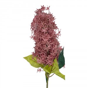 Dekorační větvička s fialovým květem Clayre & Eef – 90 cm
