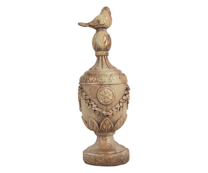 Dekorativní keramická figurka Clayre & Eef šedá – Ø 12*36 cm Clayre & Eef