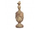 Dekorativní keramická figurka Clayre & Eef šedá – Ø 12*36 cm Clayre & Eef