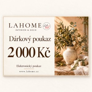 Dárkový poukaz 2000 Kč