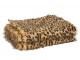 Plyšová deka s leopardím vzorem rezavě hnědá a béžová – 180*130*1 cm J-Line by Jolipa