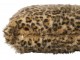 Polštář s leopardím vzorem rezavě hnědá a béžová – 45*45*14 cm J-Line by Jolipa