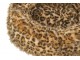 Pelíšek pro kočky s leopardím vzorem rezavě hnědá a béžová – 50*20*16 cm J-Line by Jolipa