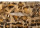 Pelíšek pro kočky s leopardím vzorem rezavě hnědá a béžová – 50*20*16 cm J-Line by Jolipa