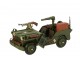 Kovový retro model vojenský Jeep Willys – 26*13*13,5 cm J-Line by Jolipa