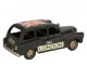 Kovový černý retro model Taxi London – 32*13*14 cm J-Line by Jolipa