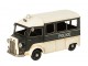 Černý kovový retro model policejní autobus Police – 28*14*16 cm J-Line by Jolipa