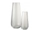 Veliká skleněná váza LYNA z transparentního skla – 25*25*60 cm J-Line by Jolipa