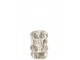 Skleněný svícen Bollie průhledný – 8*8*12 cm J-Line by Jolipa