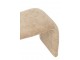 Béžová polstrovaná stolička ve tvaru N Anise Beige – 61*37*47 cm J-Line by Jolipa
