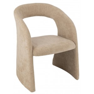 Béžová čalouněná židle Anise Beige – 65*66*86 cm