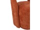 Rezavé čalouněné křesílko Anise Rust – 66*64*80 cm J-Line by Jolipa