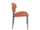 Rezavá jídelní čalouněná židle Charlet Rust - 51*55*82 cm J-Line by Jolipa