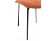 Rezavá jídelní čalouněná židle Charlet Rust - 51*55*82 cm J-Line by Jolipa