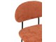 Rezavá jídelní čalouněná židle Charlet Rust - 51*55*82 cm J-Line by Jolipa