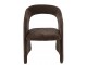 Hnědá čalouněná židle Anise Brown – 65*66*86 cm J-Line by Jolipa