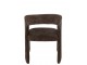 Hnědá čalouněná židle Anise Brown – 65*66*86 cm J-Line by Jolipa