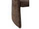 Hnědá čalouněná židle Anise Brown – 65*66*86 cm J-Line by Jolipa