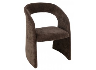 Hnědá čalouněná židle Anise Brown – 65*66*86 cm