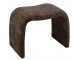 Hnědá čalouněná stolička ve tvaru N Anise Brown – 61*37*47 cm J-Line by Jolipa