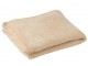 Béžový žinylkový pléd Chenill Beige – 130*170*1 cm J-Line by Jolipa