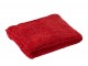 Červený žinylkový pléd Chenill Red – 130*170*1 cm J-Line by Jolipa