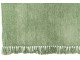 Zelený žinylkový pléd s třásněmi Chenill Fringe Moss – 130*170*1 cm J-Line by Jolipa