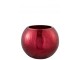 Veliký červený skleněný Ball Crackle XL – Ø 20*15,5 cm J-Line by Jolipa
