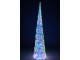 Kouzelná LED dekorace ve tvaru stromu Duhová stříbrná J-line XL – 40*40*178 cm J-Line by Jolipa