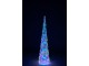 Kouzelná LED dekorace ve tvaru stromu Duhový stříbrný J-line L – 30*30*137 cm J-Line by Jolipa