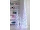 Kouzelná LED dekorace ve tvaru stromu Duhový stříbrný J-line L – 30*30*137 cm J-Line by Jolipa