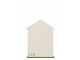 Červený dřevěný LED adventní kalendář House J-line – 31*7*40 cm J-Line by Jolipa