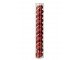 Sada 12 závěsných skleněných srdcí červená – 4*4*4 cm J-Line by Jolipa