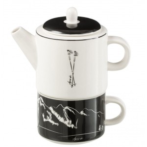 Dárková sada konvička Tea for One se šálkem Après-ski – 780ml