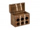 Box na víno Antique z hnědého MDF – 42*21*37 cm J-Line by Jolipa