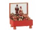 Kouzelná hudební skříňka Louskáček Nutcracker – 15,5*14*19,5 cm J-Line by Jolipa