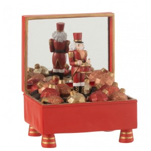 Kouzelná hudební skříňka Louskáček Nutcracker – 15,5*14*19,5 cm