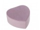 Šperkovnice Lila ve tvaru srdce ze sametu – 11*11*4,5 cm J-Line by Jolipa