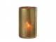 Zlatý vysoký skleněný svícen s efektem Mirror Gold – 12*12*20 cm J-Line by Jolipa