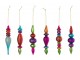 Sada 6 vánočních skleněných barevných koulí – Ø 3,5*16 cm J-Line by Jolipa