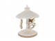 Kolotoč Carousel Perníček béžovo-bílý J-line – Ø 16,5*22,5 cm J-Line by Jolipa